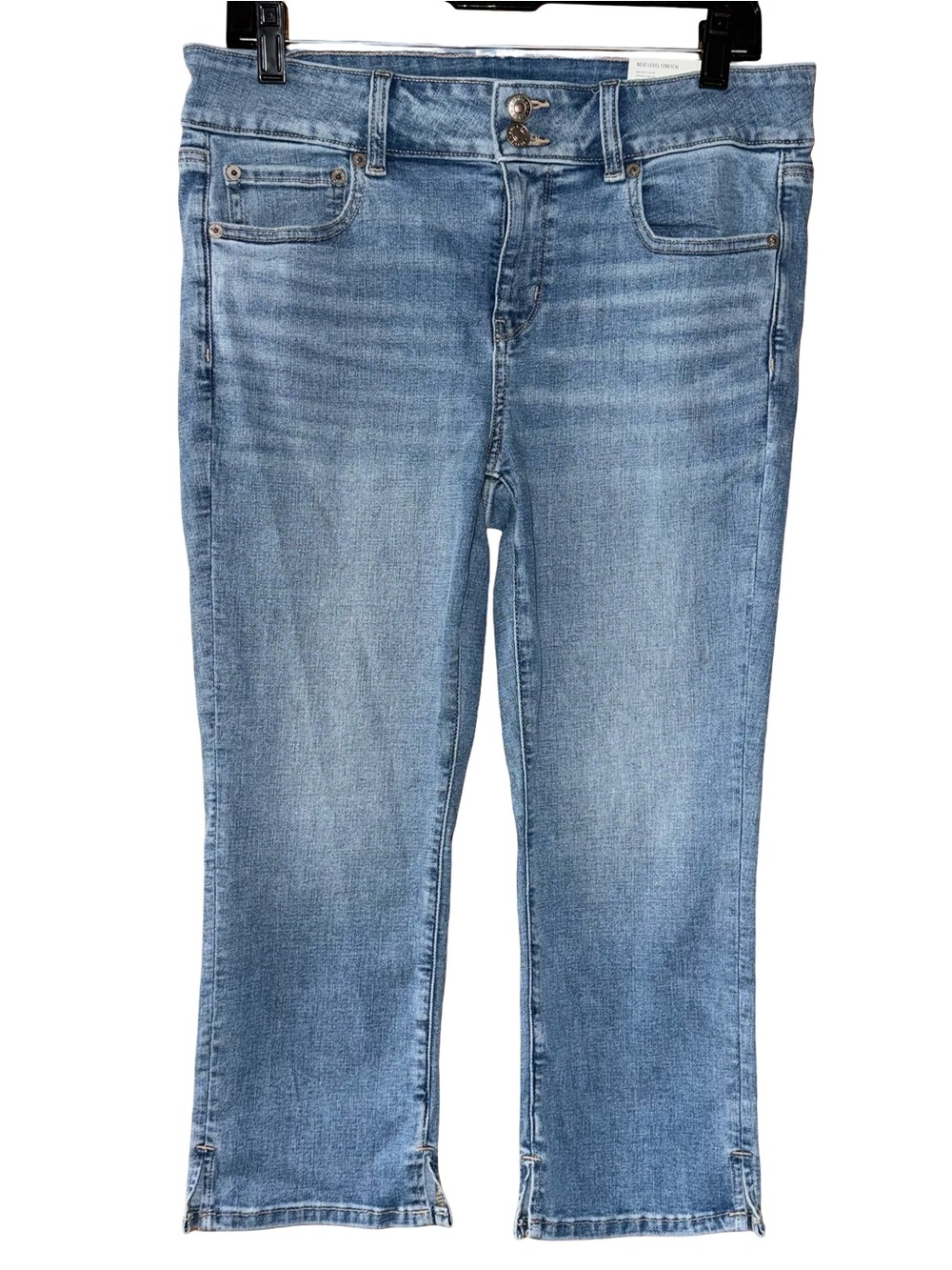 American Eagle Outfitters Artist Crop Jeans Indigo Abyss Sz 10/30 Short NWT new